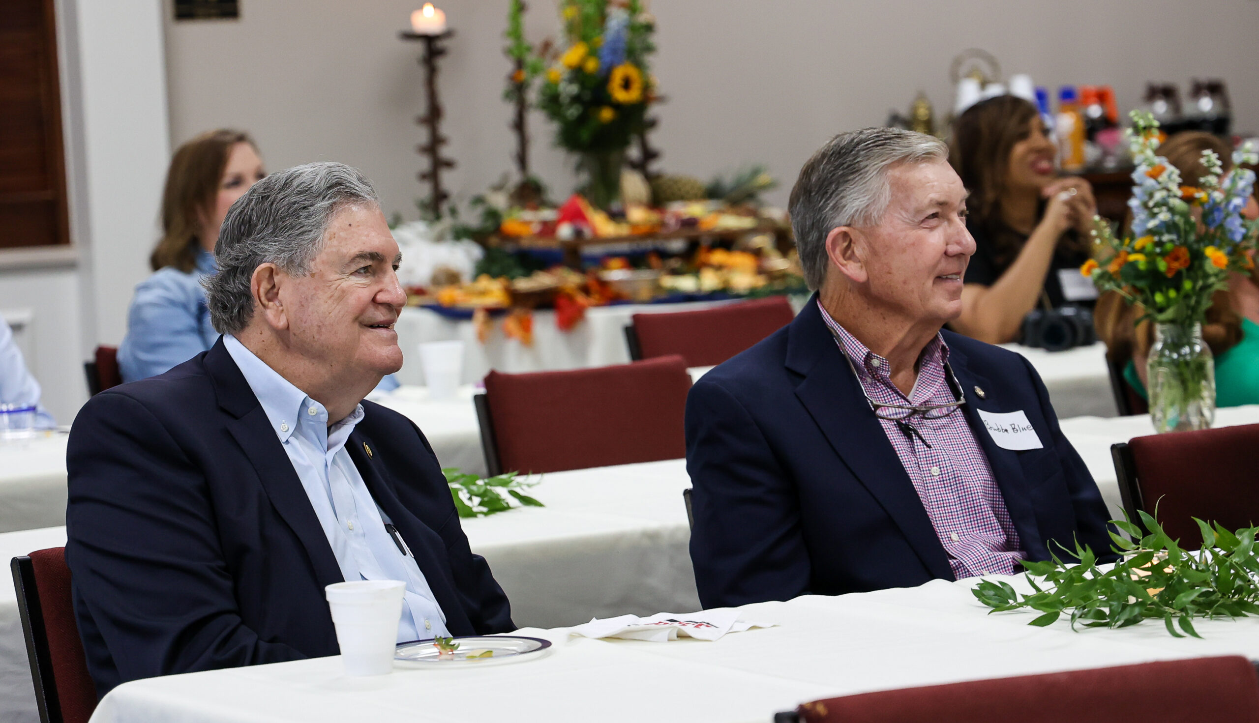 Senator Billy Beasley and his friend Bubba Blue.